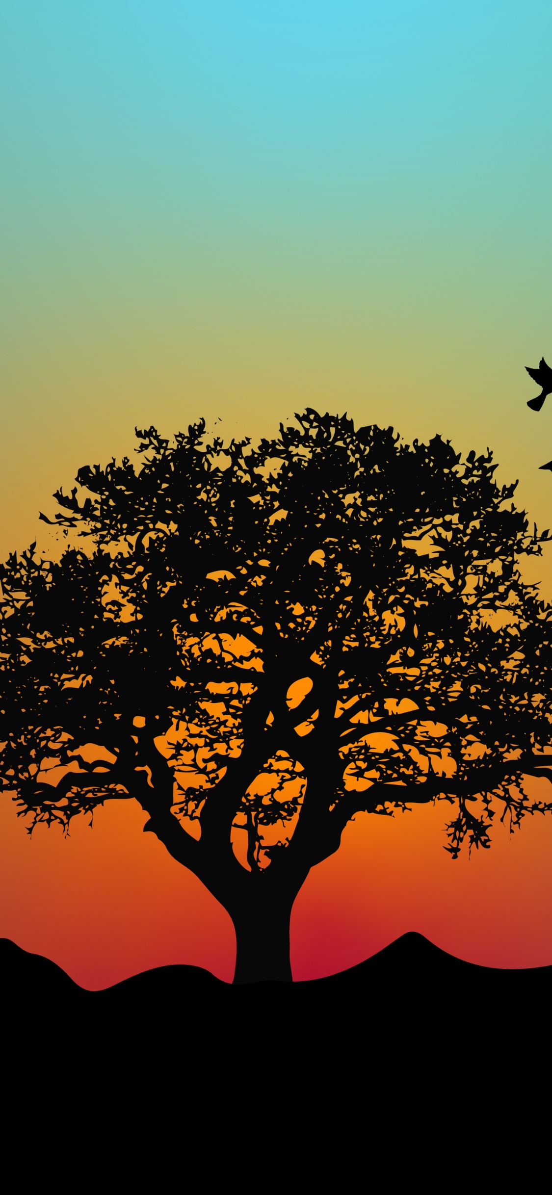 Обои национальный парк глейшер, экорегион, послесвечение, Люди в природе, природный ландшафт в разрешении 1125x2436