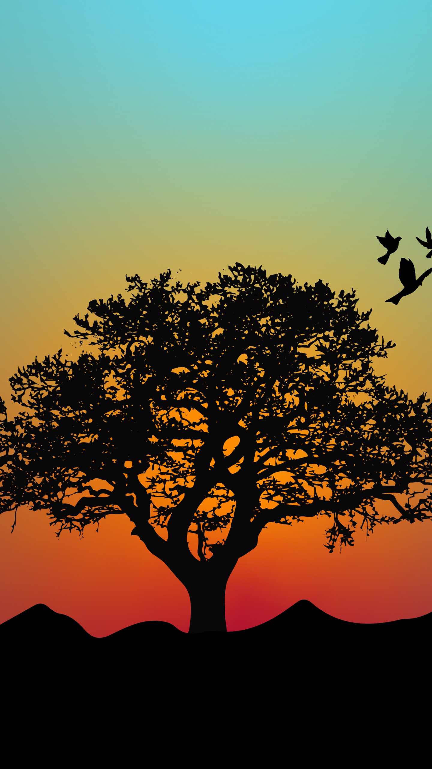 Обои национальный парк глейшер, экорегион, послесвечение, Люди в природе, природный ландшафт в разрешении 1440x2560