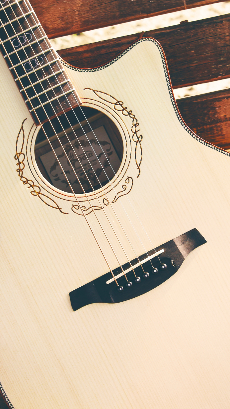 Обои акустическая гитара, гитара, электрогитара, струнный инструмент, музыкальный инструмент в разрешении 750x1334