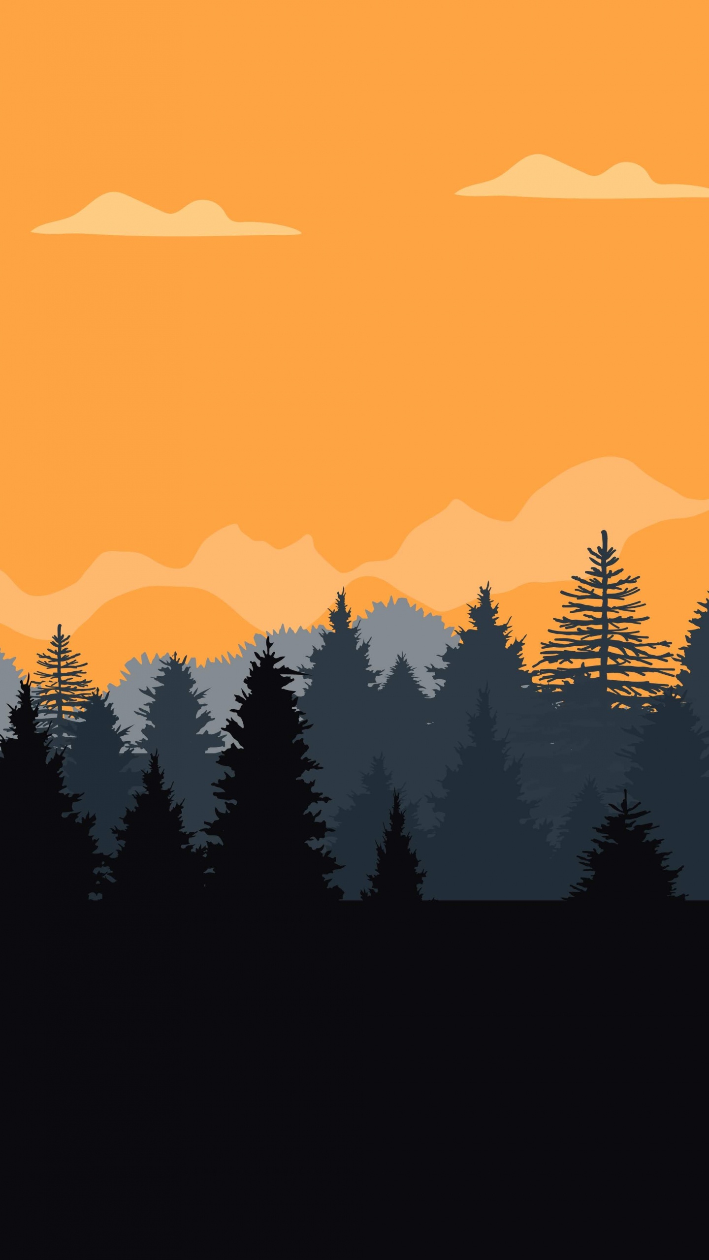 Обои мультфильм природа, природа, мультфильм, рисование, идея в разрешении 1440x2560