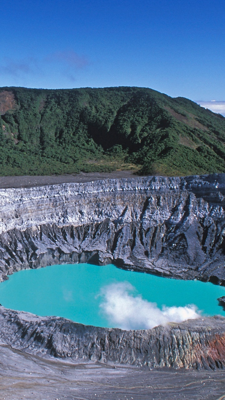 Обои Пос Вулкан, Вулкан Ареналь, вулкан, туризм, национальный парк в разрешении 720x1280