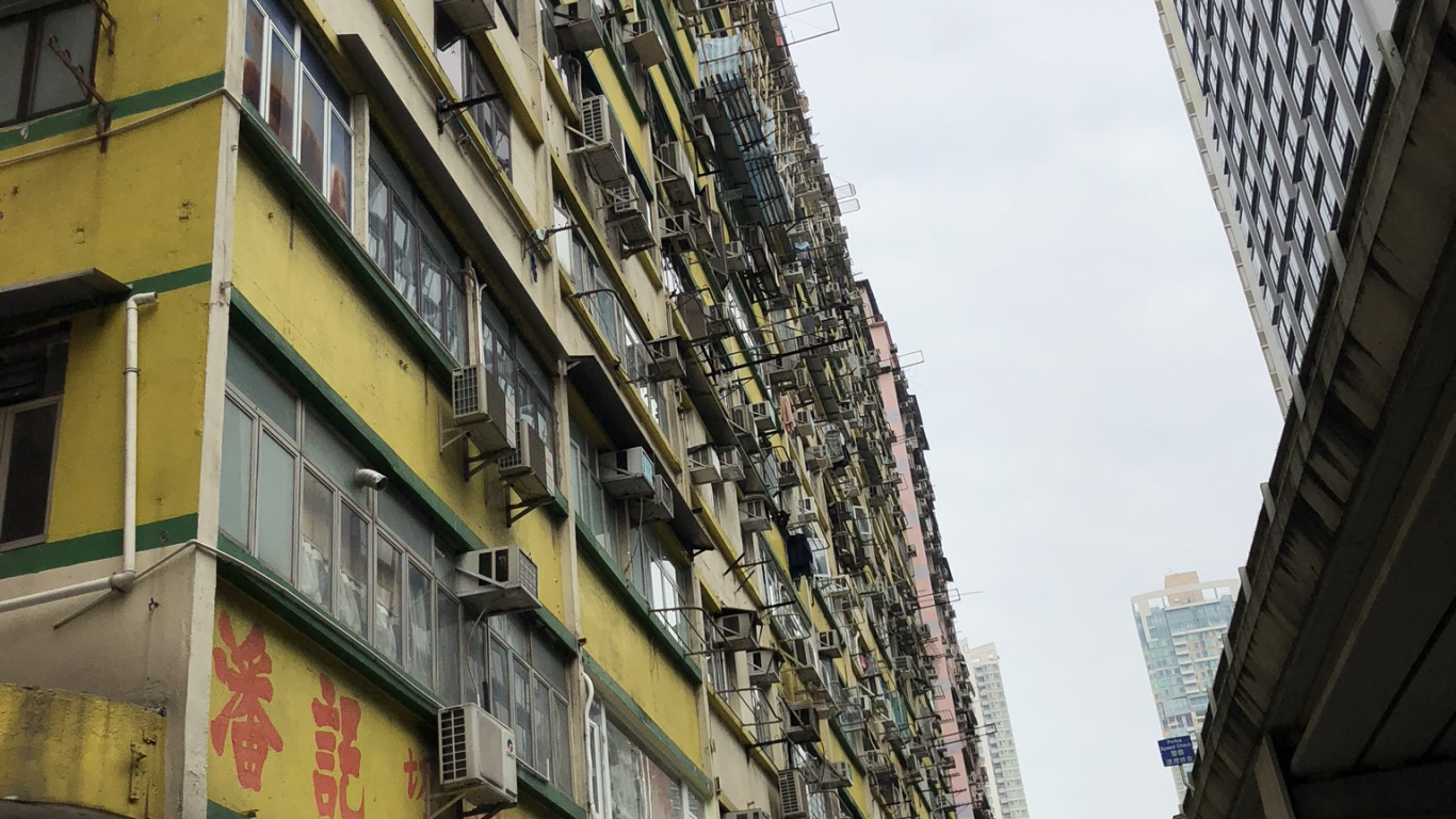 Обои соседство, инфраструктура, дорога, метрополия, город в разрешении 1366x768