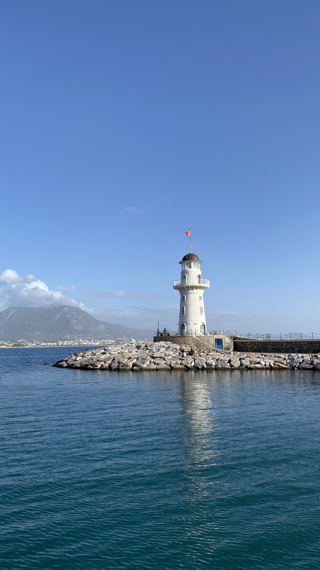 Обои маяк алании, Валлетта, Manoel Island, вода, Маяк в разрешении 1080x1920