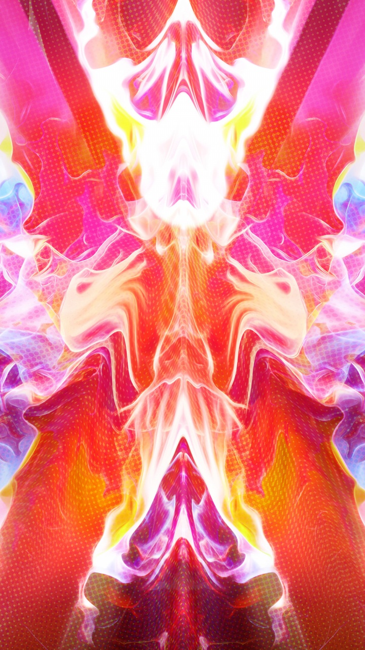 Обои психоделическое искусство, дизайн, узор, симметрия, графика в разрешении 720x1280