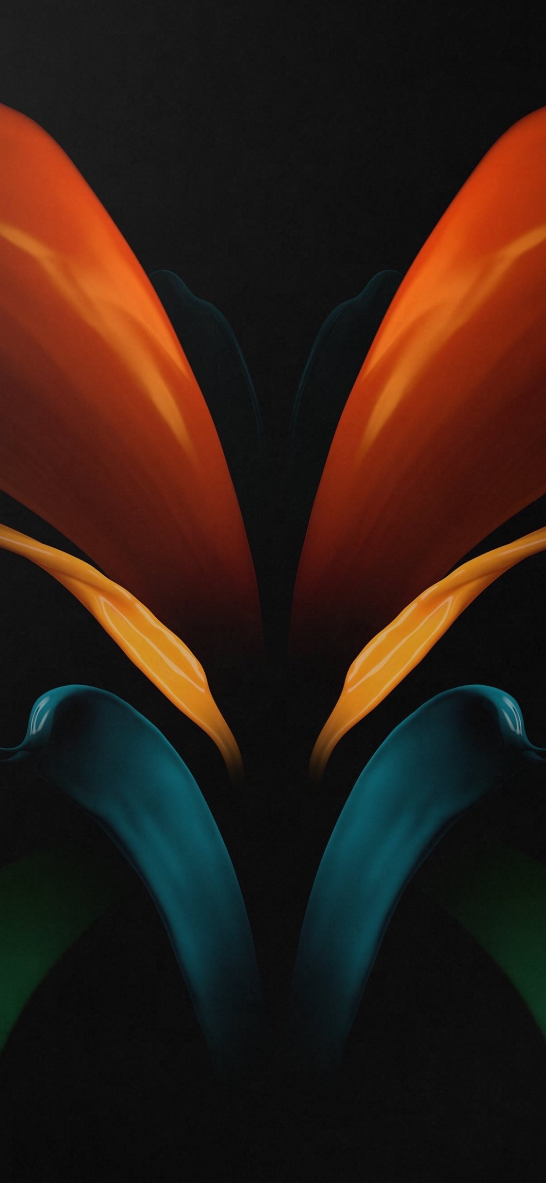 Обои Samsung Galaxy, Samsung, Samsung Galaxy Z Fold 2, складной смартфон, смартфон в разрешении 1125x2436