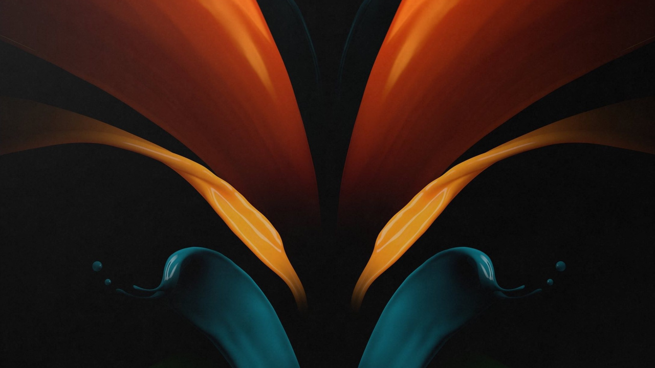 Обои Samsung Galaxy, Samsung, Samsung Galaxy Z Fold 2, складной смартфон, смартфон в разрешении 1280x720