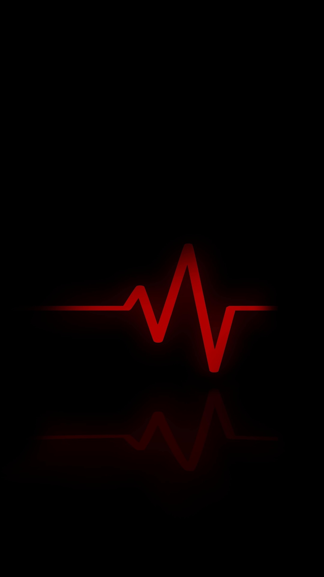 Обои сердце, темнота, свет, физика, геометрия в разрешении 1080x1920