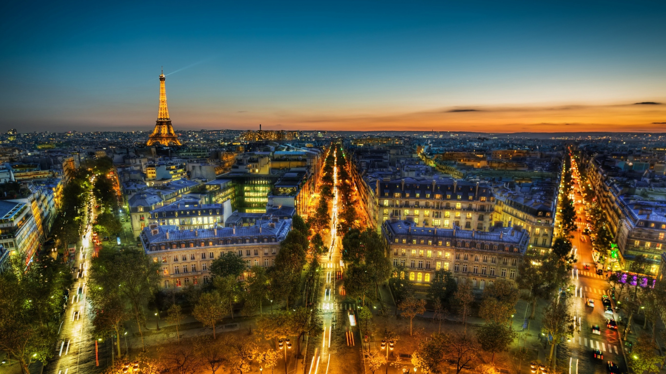 Обои городской пейзаж, город, городской район, ориентир, метрополия в разрешении 1366x768