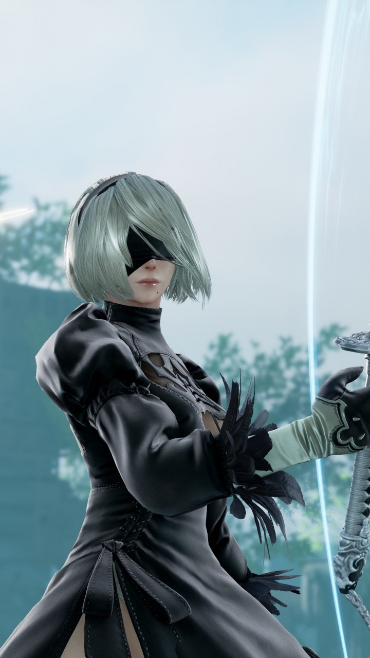 Обои ниэр автоматов, Ведьмак 3 дикая охота, В SoulCalibur ви, компьютерная игра, игры в разрешении 720x1280