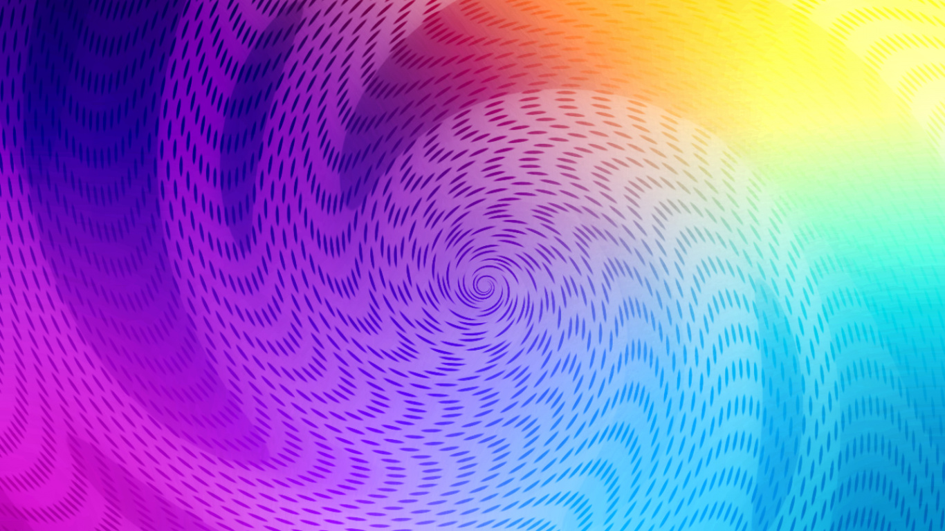 Обои Апельсин, фрактальное искусство, красочность, вода, пурпур в разрешении 1366x768