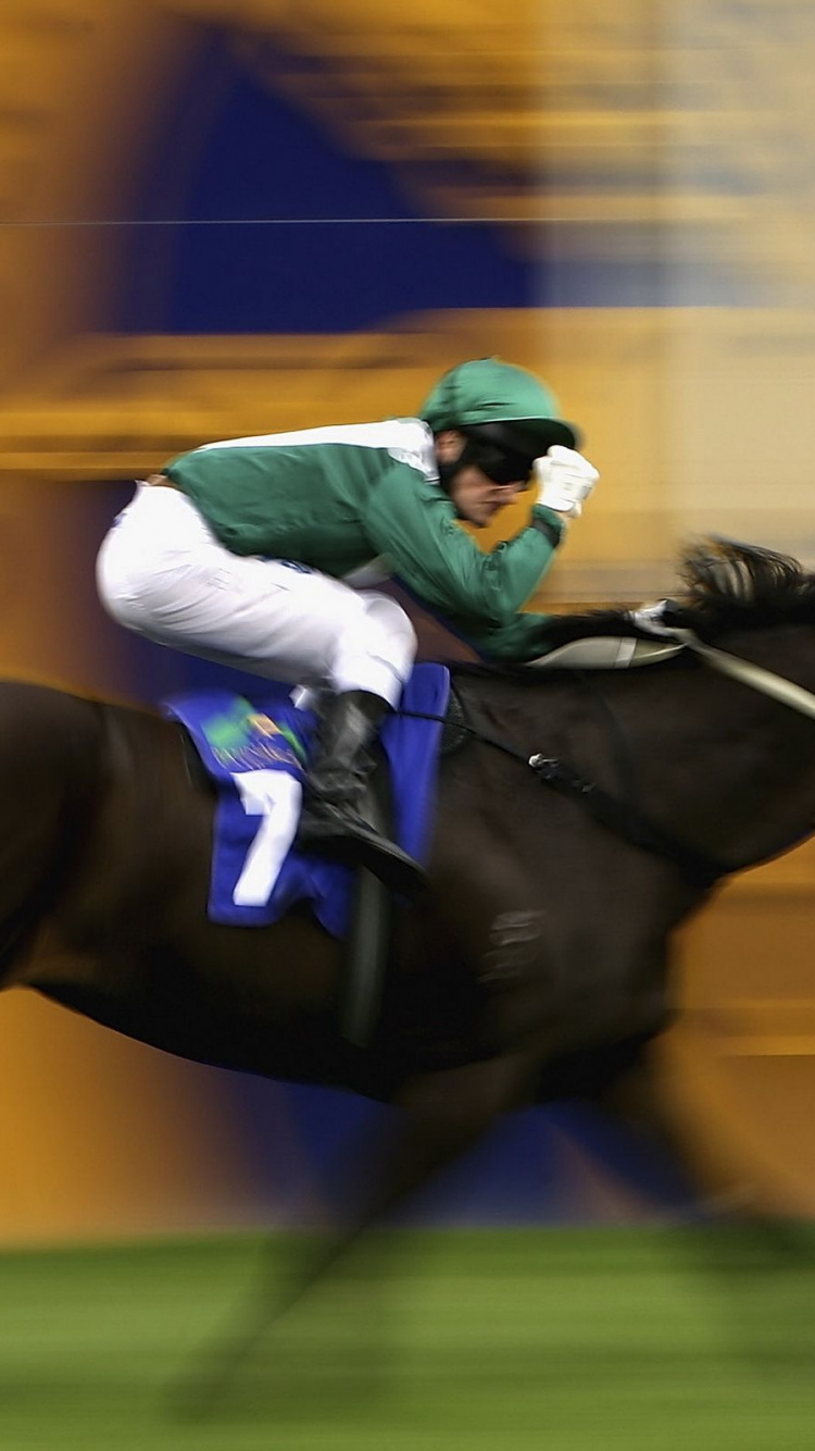 Обои конь, скачки, гоночный, жокей, животных спорт в разрешении 750x1334