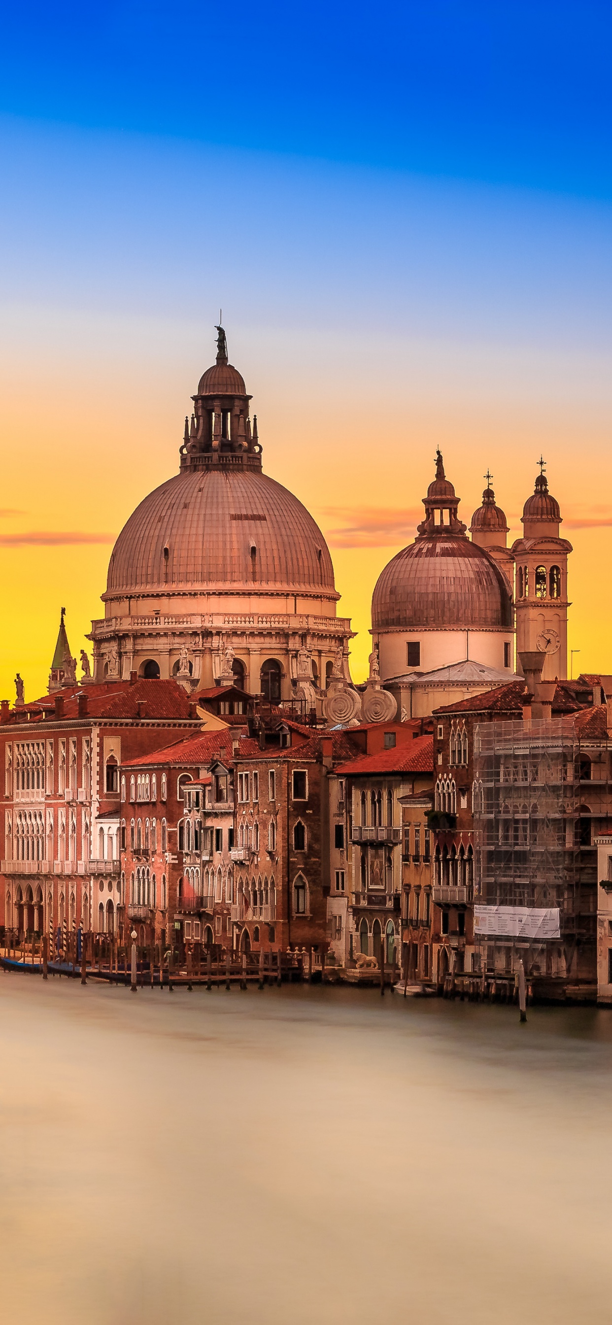 Обои Гранд-канал, канал, водный путь, ориентир, город в разрешении 1242x2688