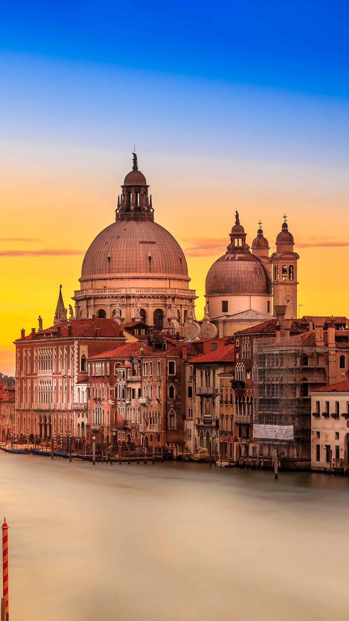 Обои Гранд-канал, канал, водный путь, ориентир, город в разрешении 1440x2560