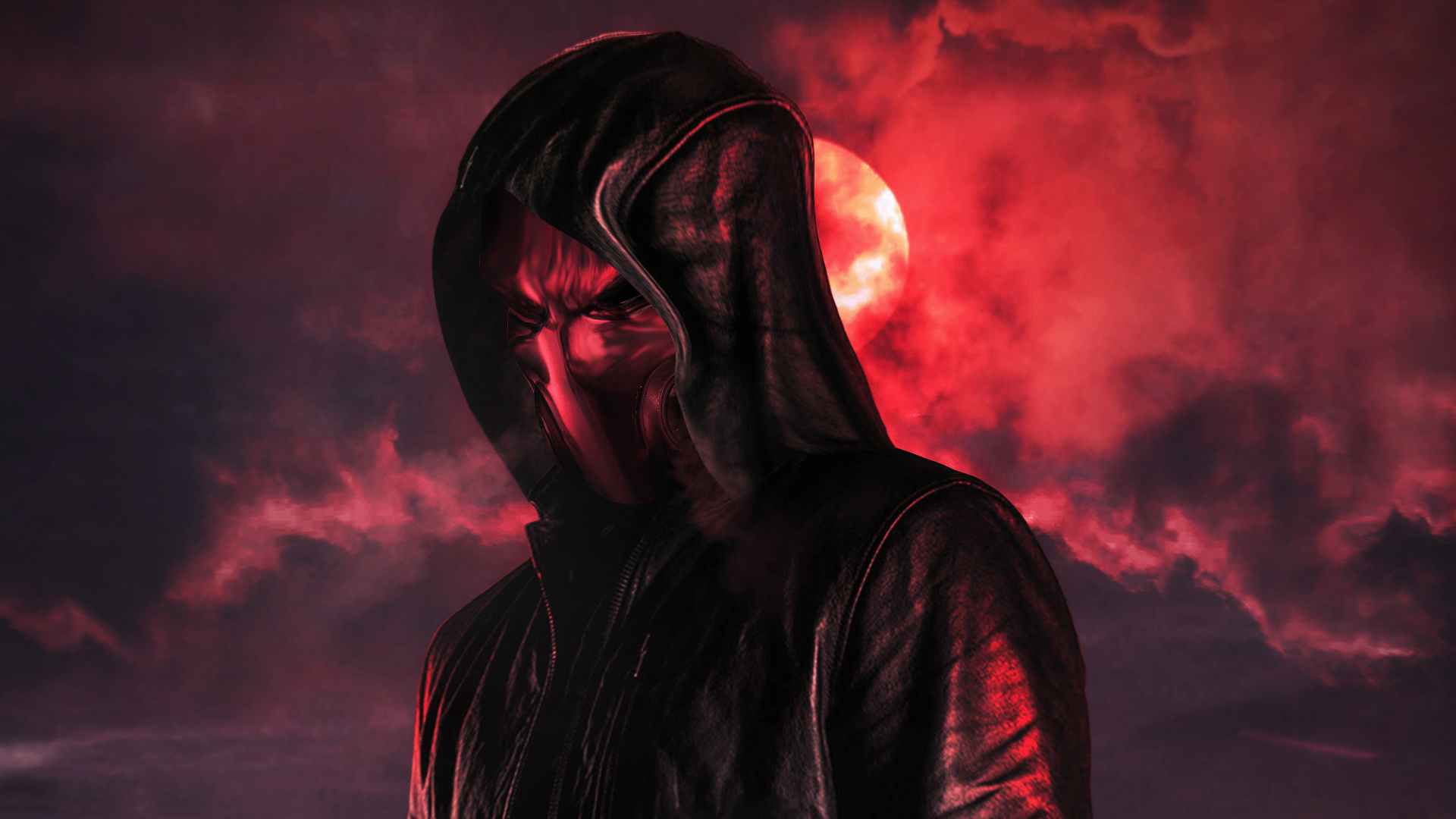 Обои Джейсон Тодд, Бэтмен, красный цвет, темнота, пурпур в разрешении 1920x1080