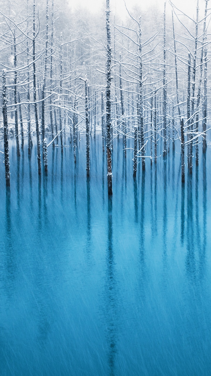 Обои iOS 7, ipod touch, ios, яблоко, вода в разрешении 720x1280