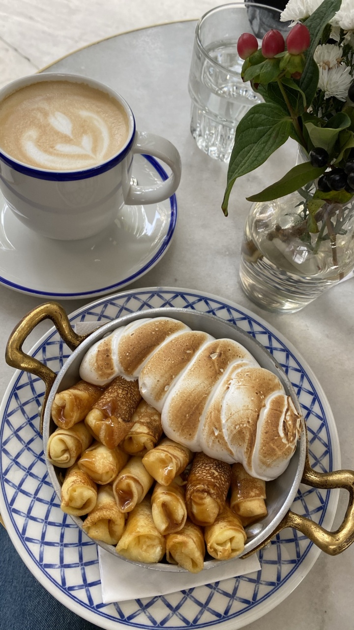 Обои завтрак, кофейная чашка, чашка, serveware, синий в разрешении 720x1280