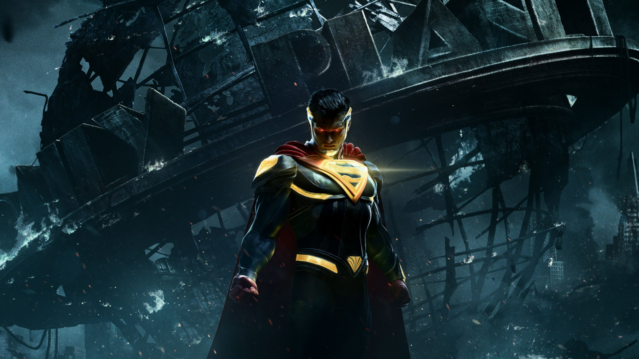 Обои Injustice 2, Боги Несправедливость Среди Нас, playstation 4, файтинг, темнота в разрешении 1280x720