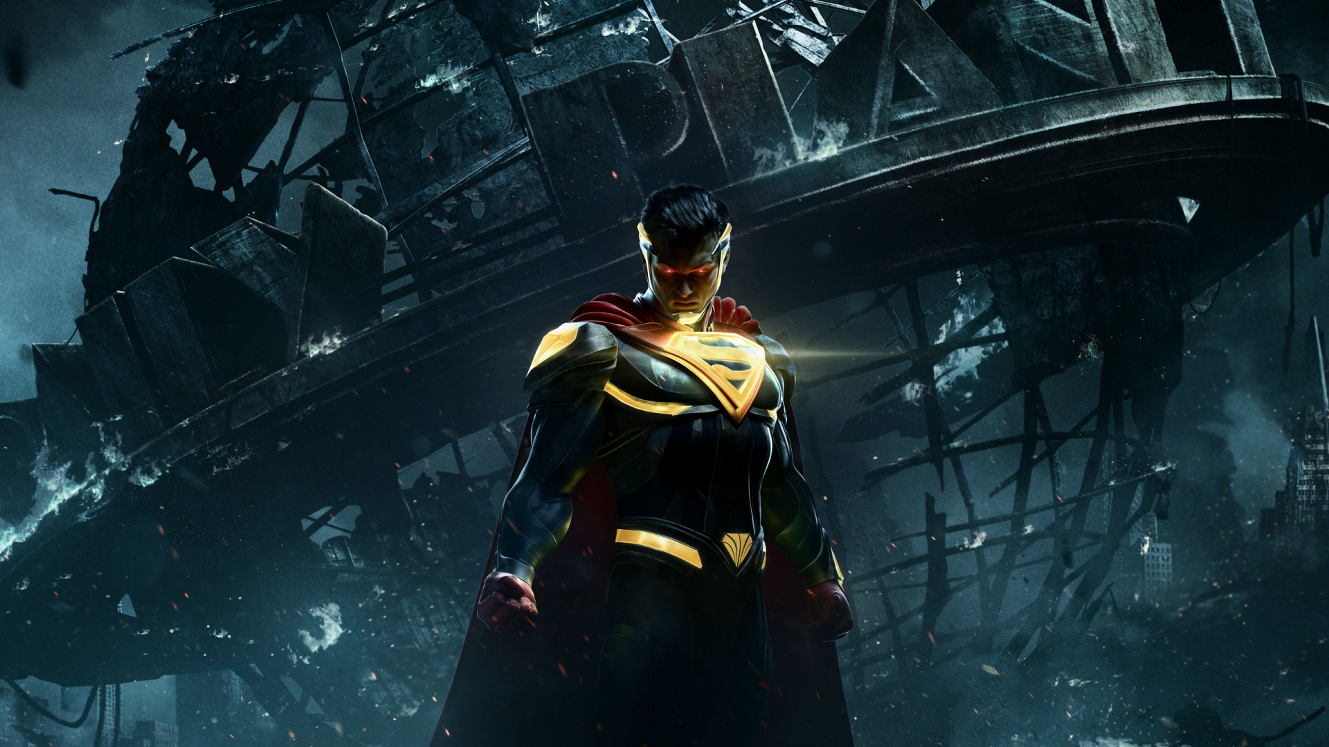 Обои Injustice 2, Боги Несправедливость Среди Нас, playstation 4, файтинг, темнота в разрешении 1920x1080