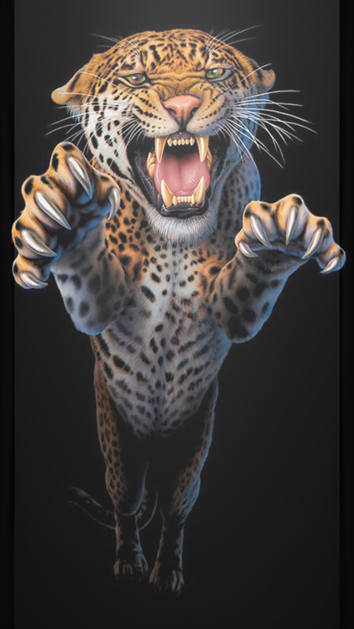 Обои сильные львиные цитаты, Лев, тигр, рев, большая кошка в разрешении 720x1280