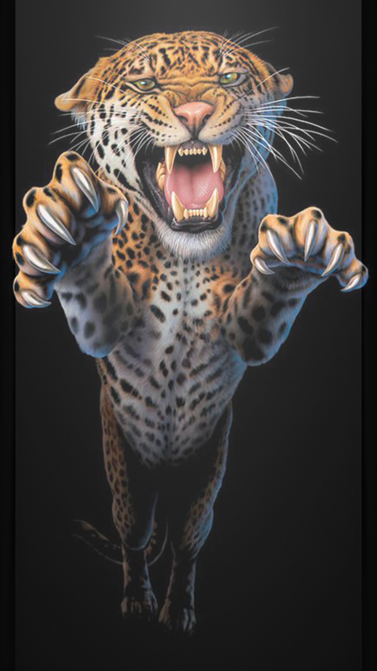 Обои сильные львиные цитаты, Лев, тигр, рев, большая кошка в разрешении 750x1334