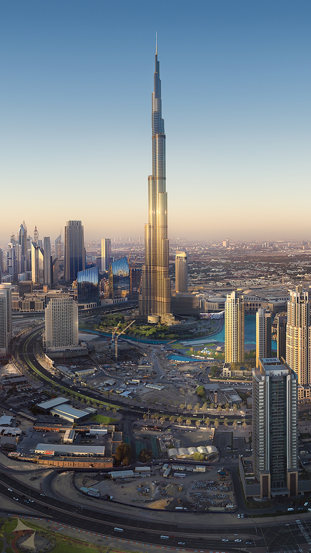 Обои городской пейзаж, город, небоскреб, городской район, метрополия в разрешении 1080x1920