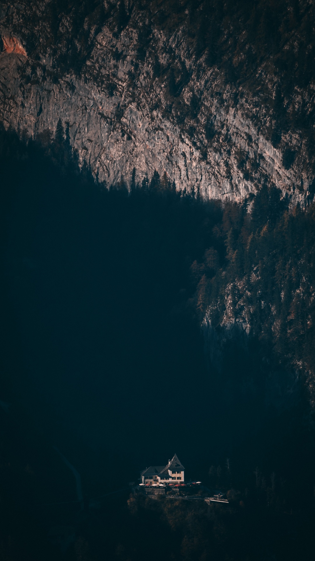 Обои гора, вода, синий, облако, атмосфера в разрешении 1080x1920