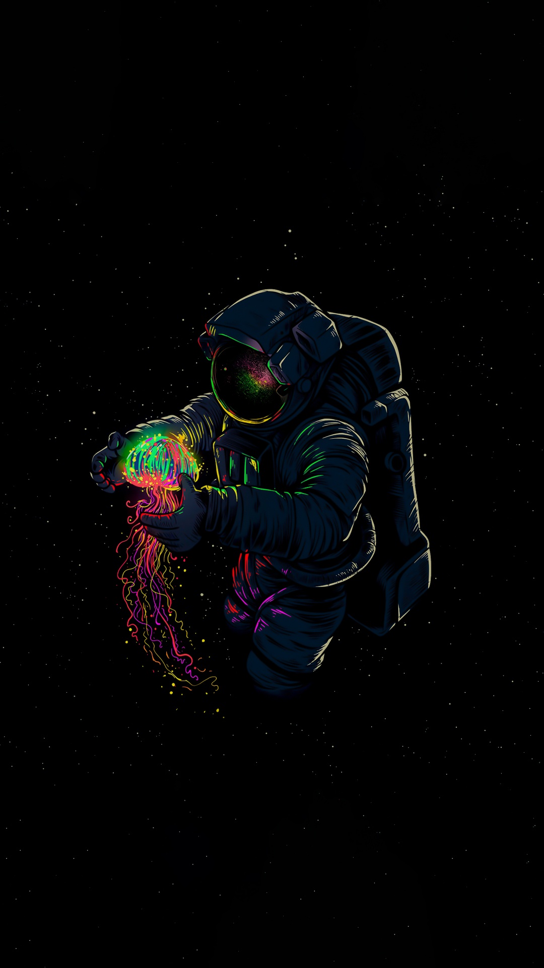 Обои темнота, рукав, дорожное покрытие, асфальт, электрик в разрешении 1080x1920