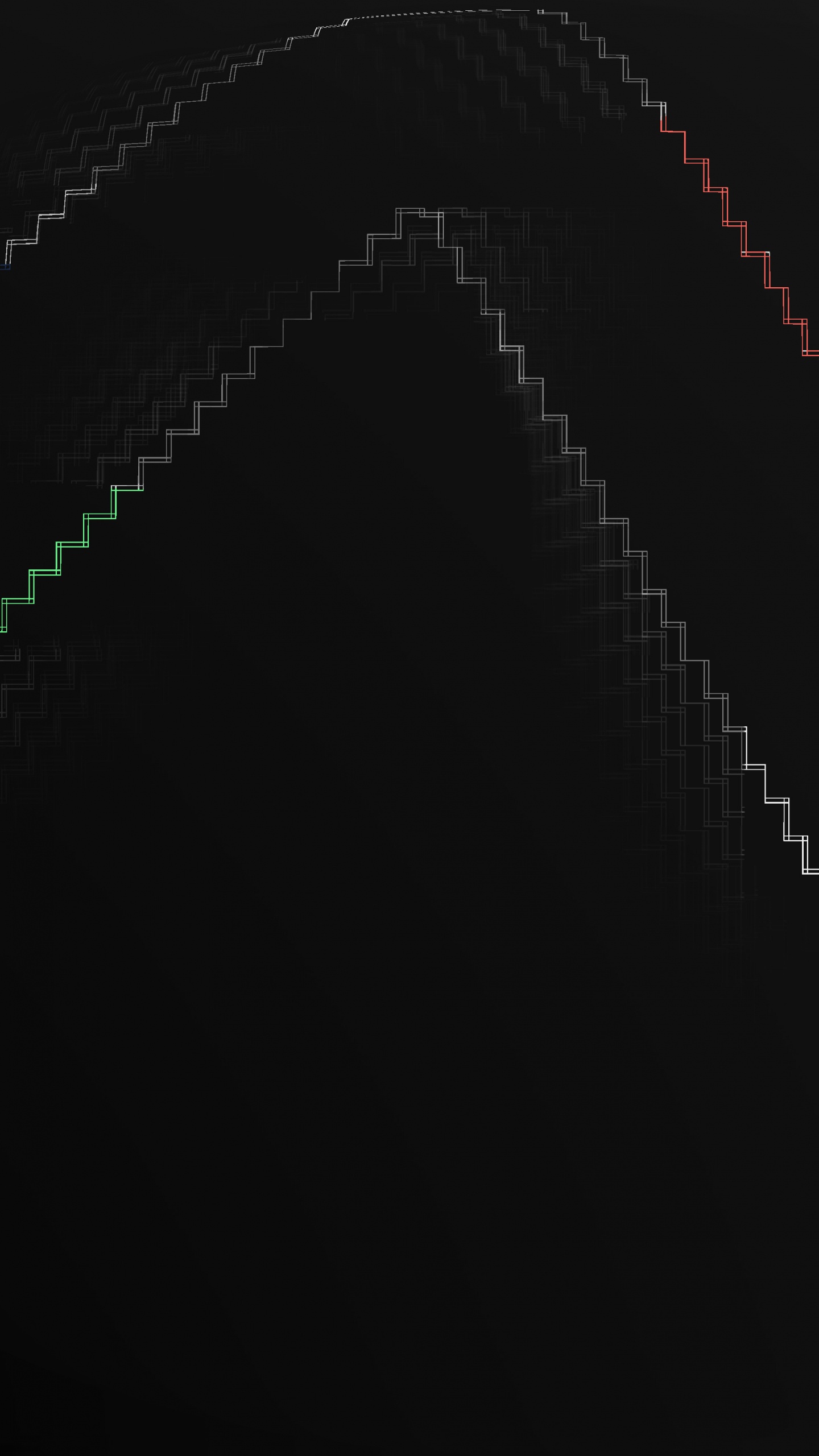 Обои графика, черный, текст, темнота, линия в разрешении 1440x2560