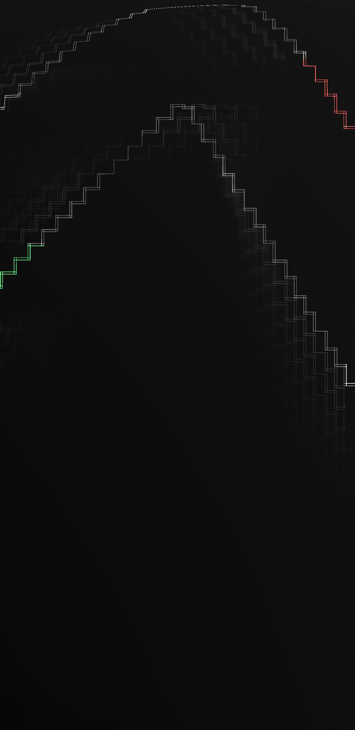 Обои графика, черный, текст, темнота, линия в разрешении 1440x2960