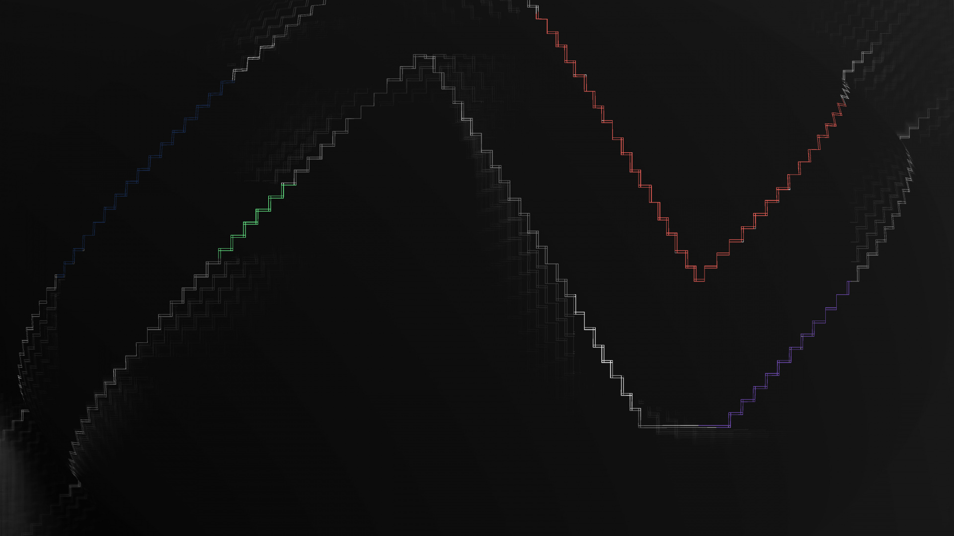 Обои графика, черный, текст, темнота, линия в разрешении 1920x1080