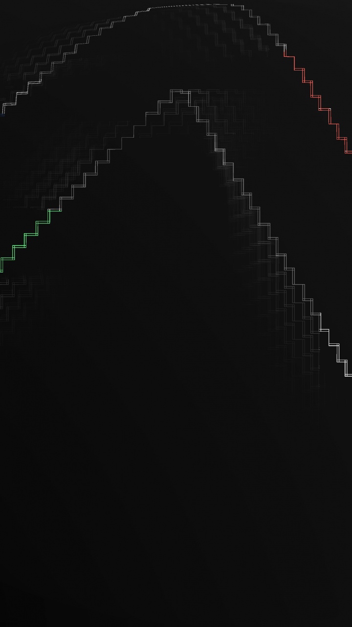 Обои графика, черный, текст, темнота, линия в разрешении 720x1280