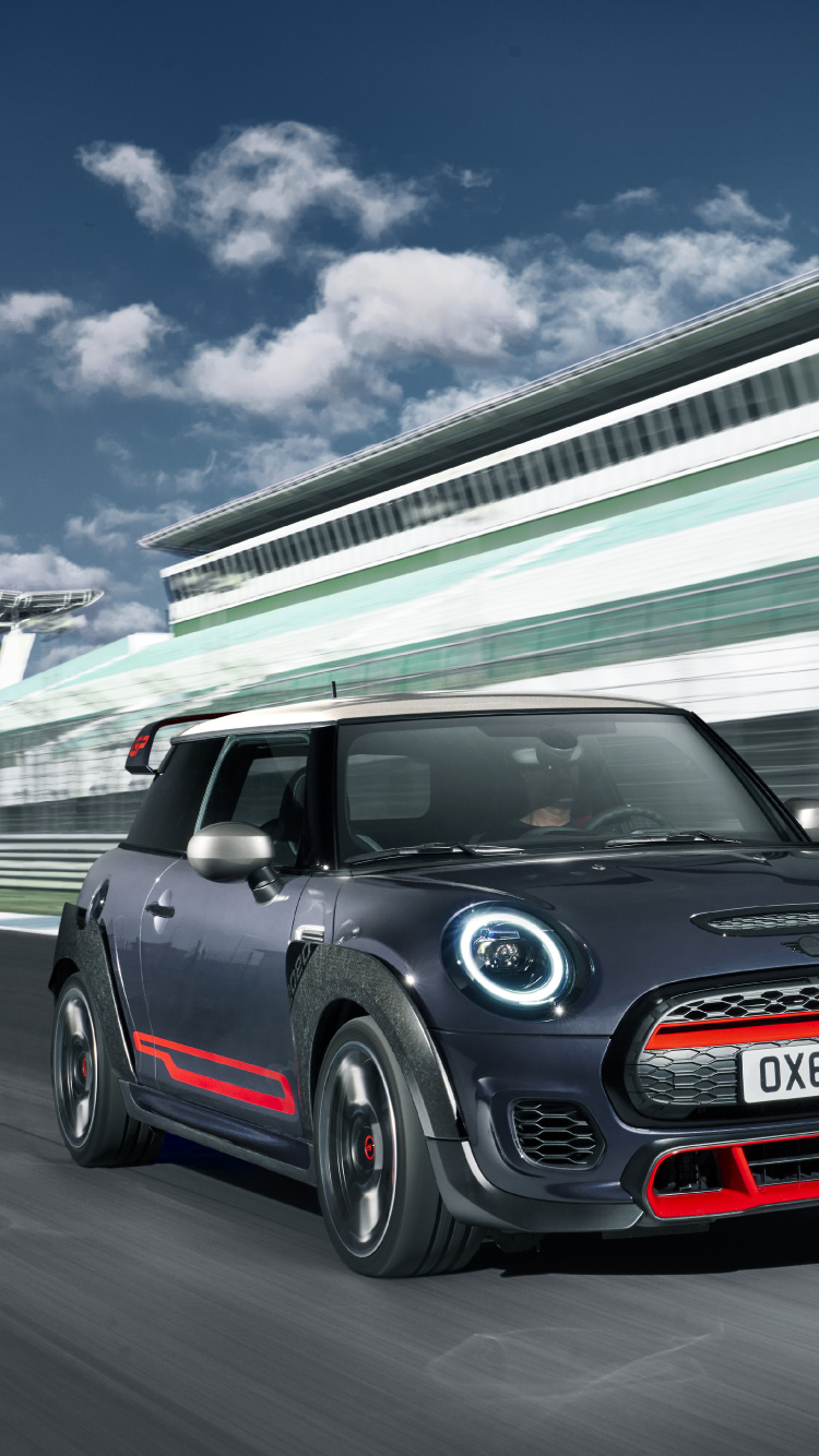 Обои мини, John Cooper Works, mini cooper, городской автомобиль, малолитражный автомобиль в разрешении 750x1334