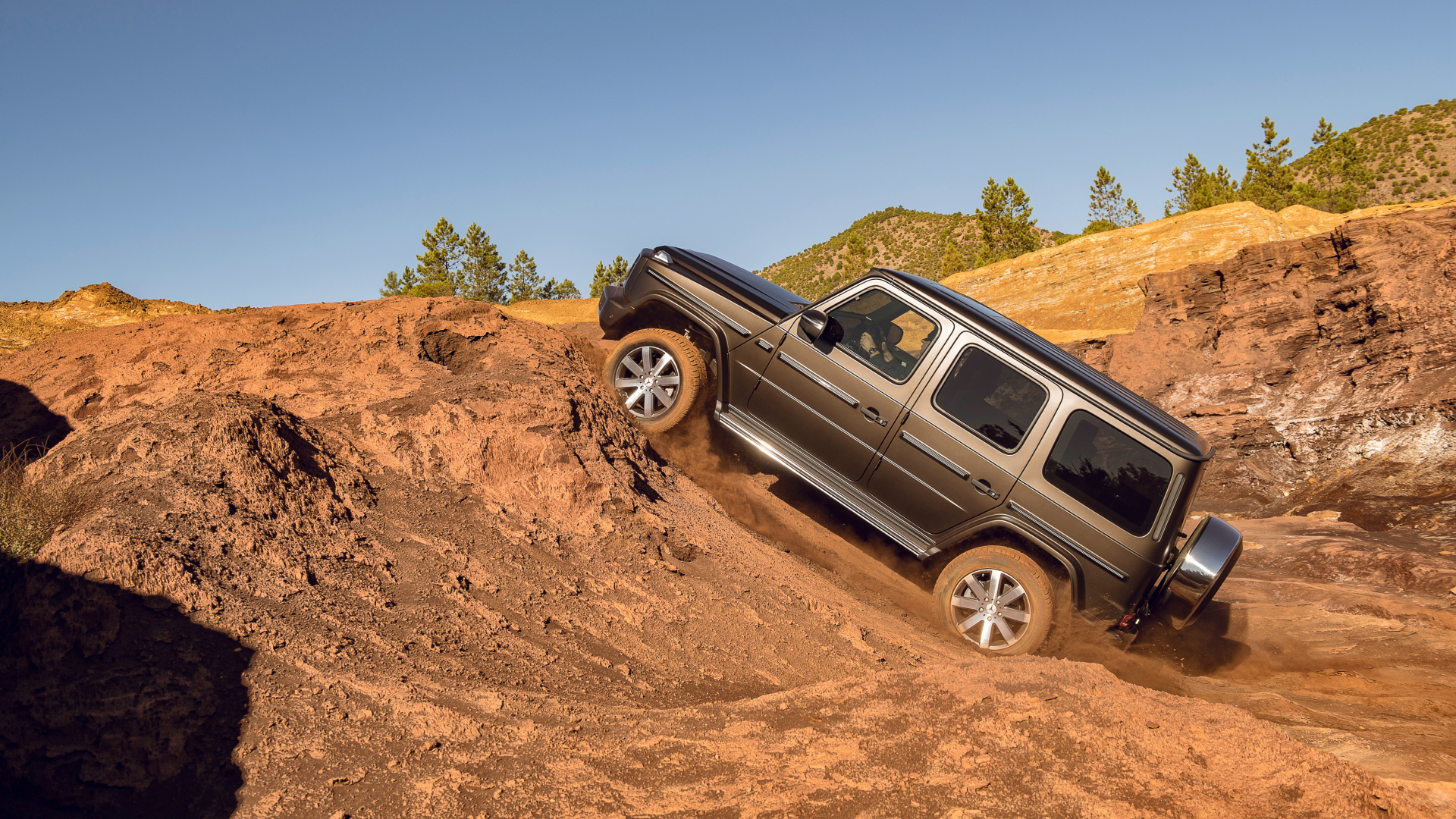 Обои авто, Даймлер АГ, Офф-роуд, mercedes benz g class, 2018 Мерседес-Benz G-Класса в разрешении 1920x1080