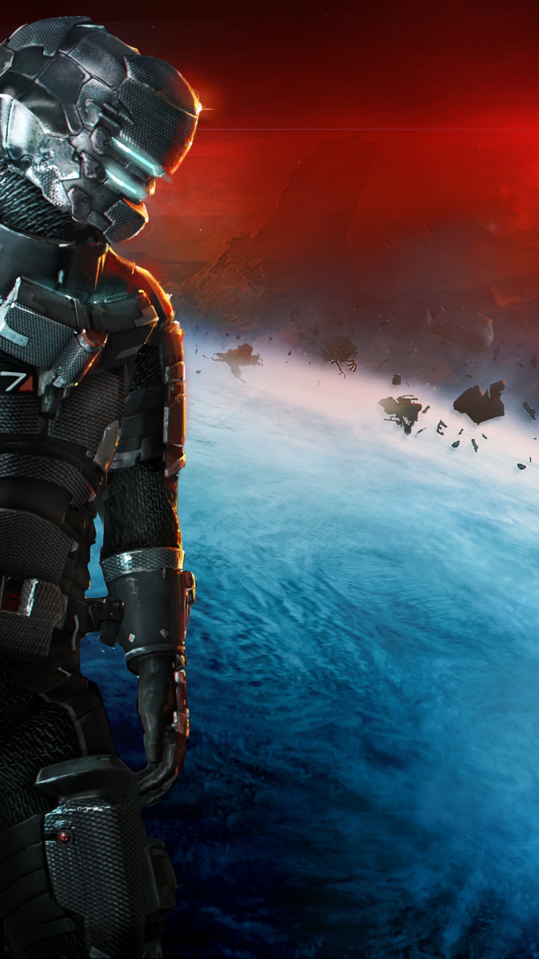 Обои Цифровой композитинг, шутер, Мертвый Космос 3, игра-боевик, кино в разрешении 1080x1920