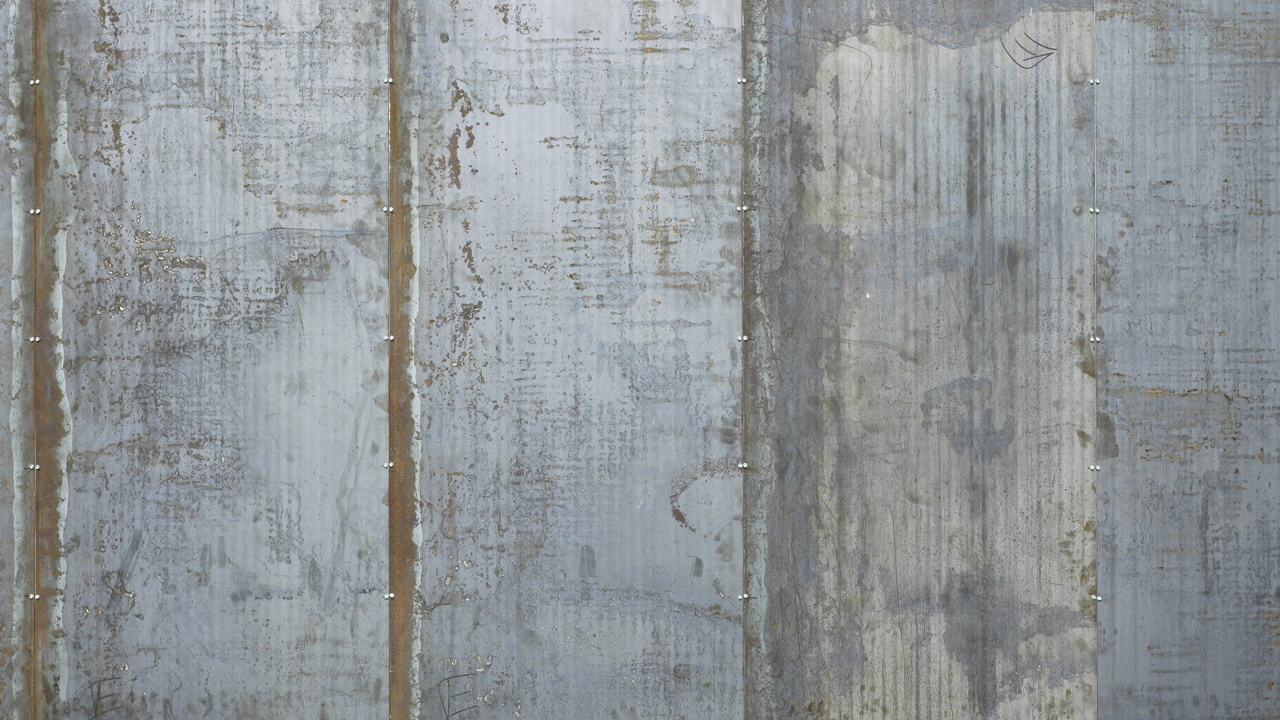 Обои стена, бетон, древесина, металл, морилка в разрешении 1280x720