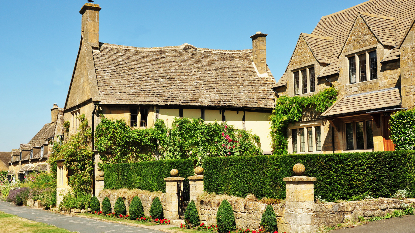 Обои Хаус, коттедж, свойство, родина, крыша в разрешении 1366x768