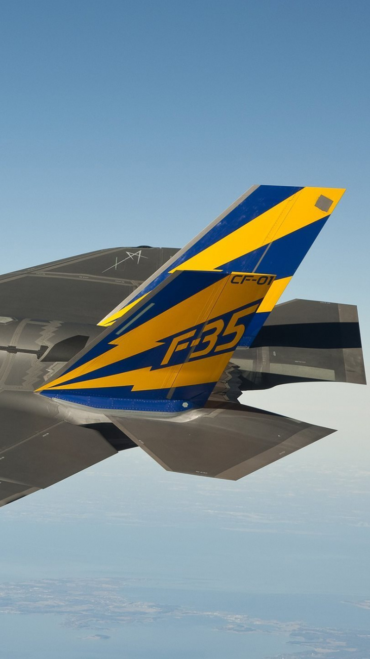 Обои самолеты, самолет стелс, Lockheed Martin, реактивный самолет, самолет в разрешении 750x1334