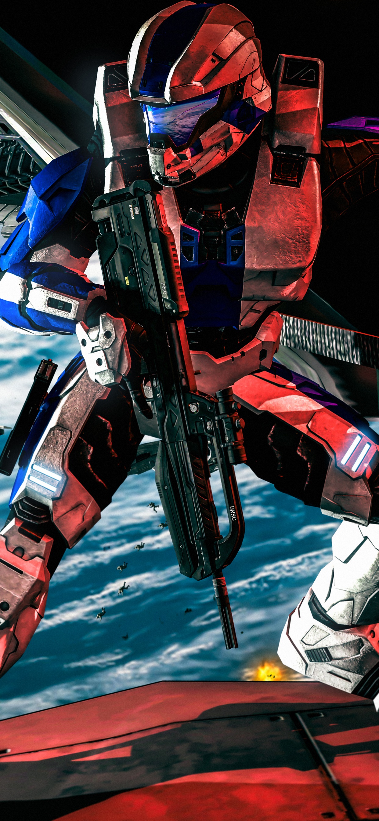 Обои меха, компьютерная игра, графический дизайн, космос, игры в разрешении 1242x2688