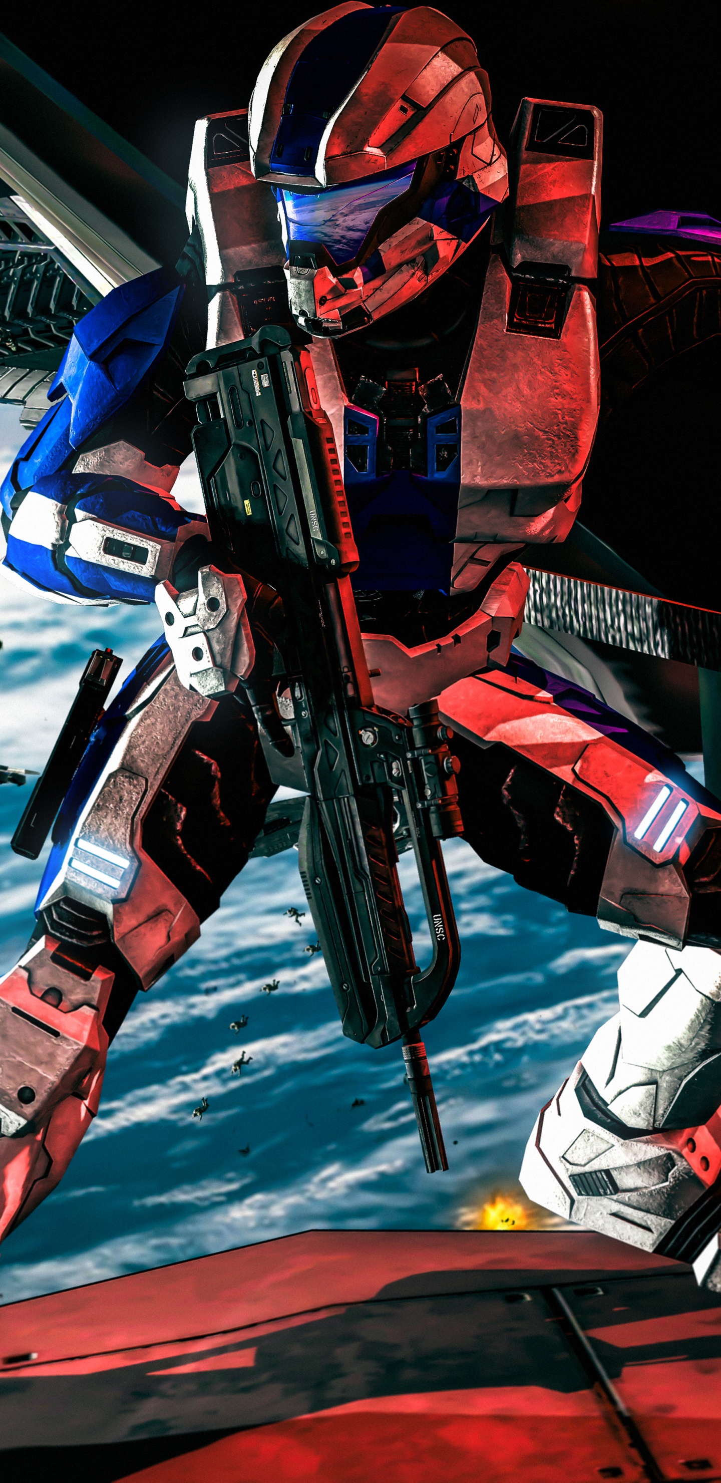 Обои меха, компьютерная игра, графический дизайн, космос, игры в разрешении 1440x2960