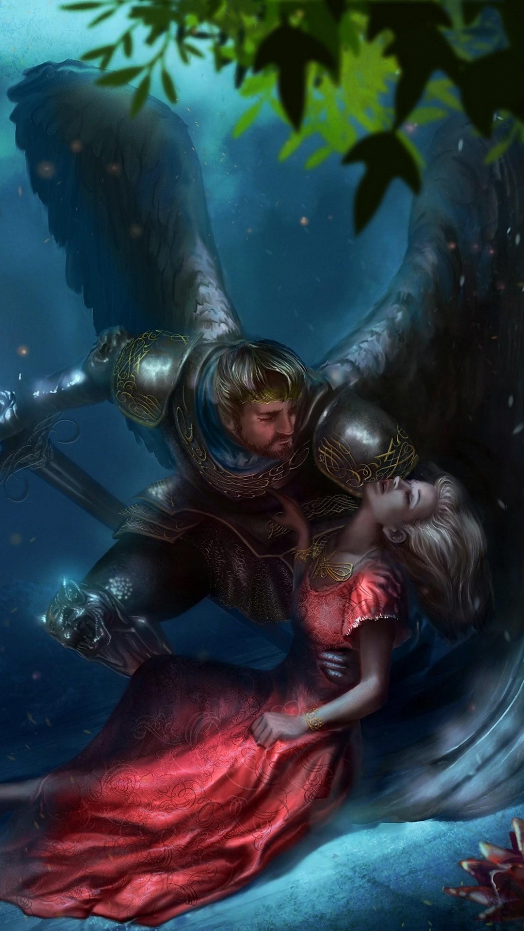 Обои приключенческая игра, демон, иллюстрация, компьютерная игра, игры в разрешении 1080x1920