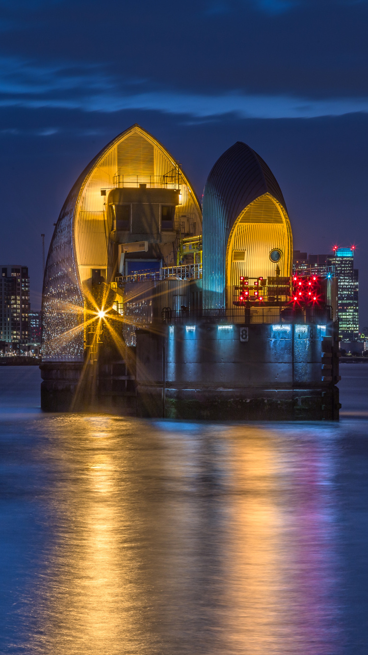 Обои Лидс, ночь, ориентир, город, городской пейзаж в разрешении 750x1334