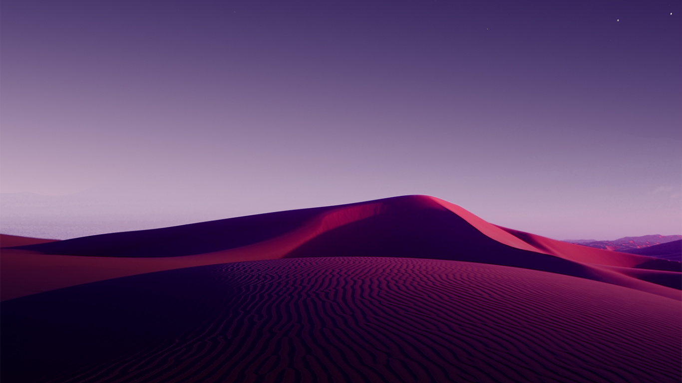 Обои окружающая среда, пурпур, Фиолетовый, природа, пустыня в разрешении 1366x768