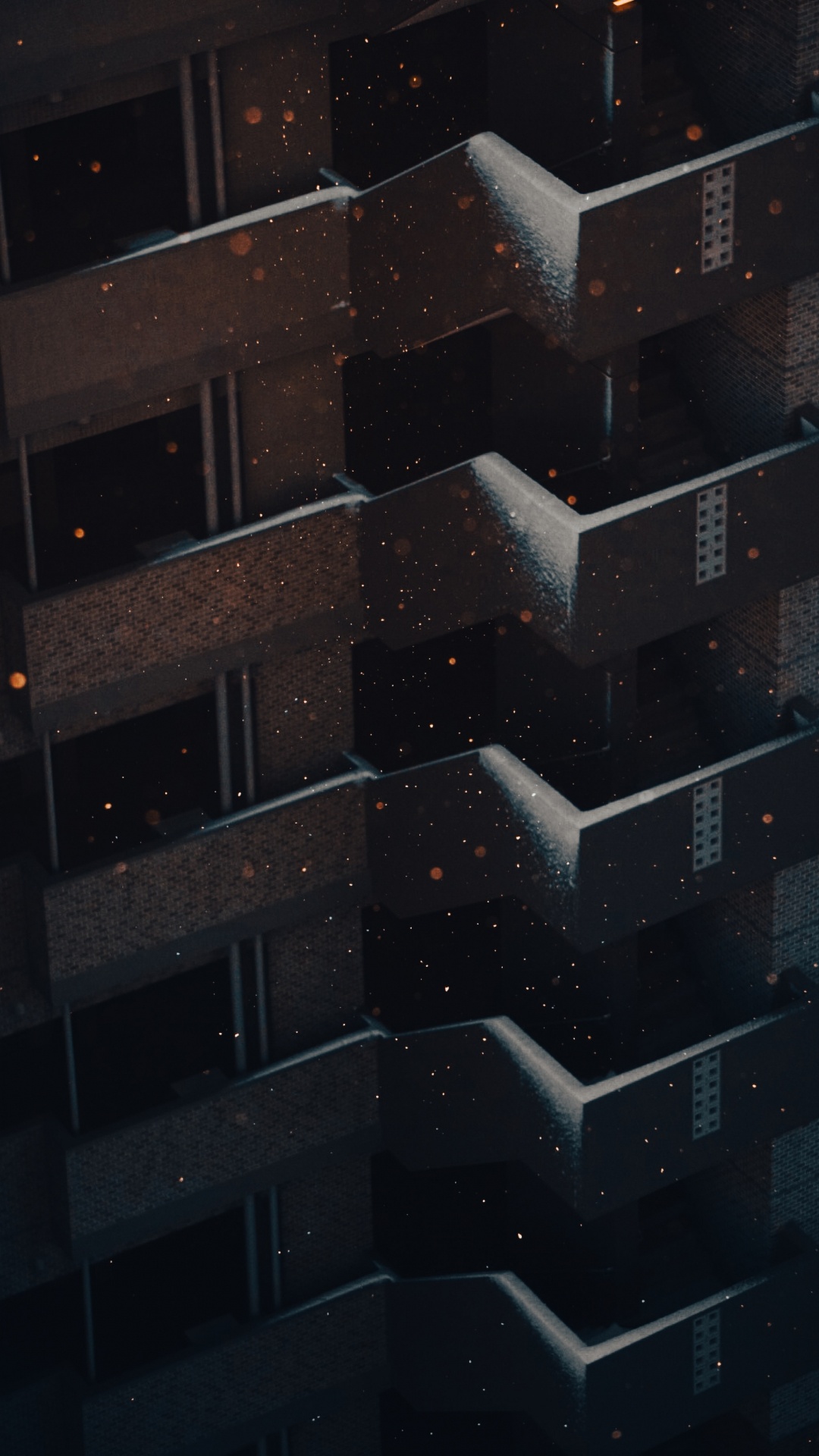 Обои свет, прямоугольник, здание, башня, древесина в разрешении 1080x1920