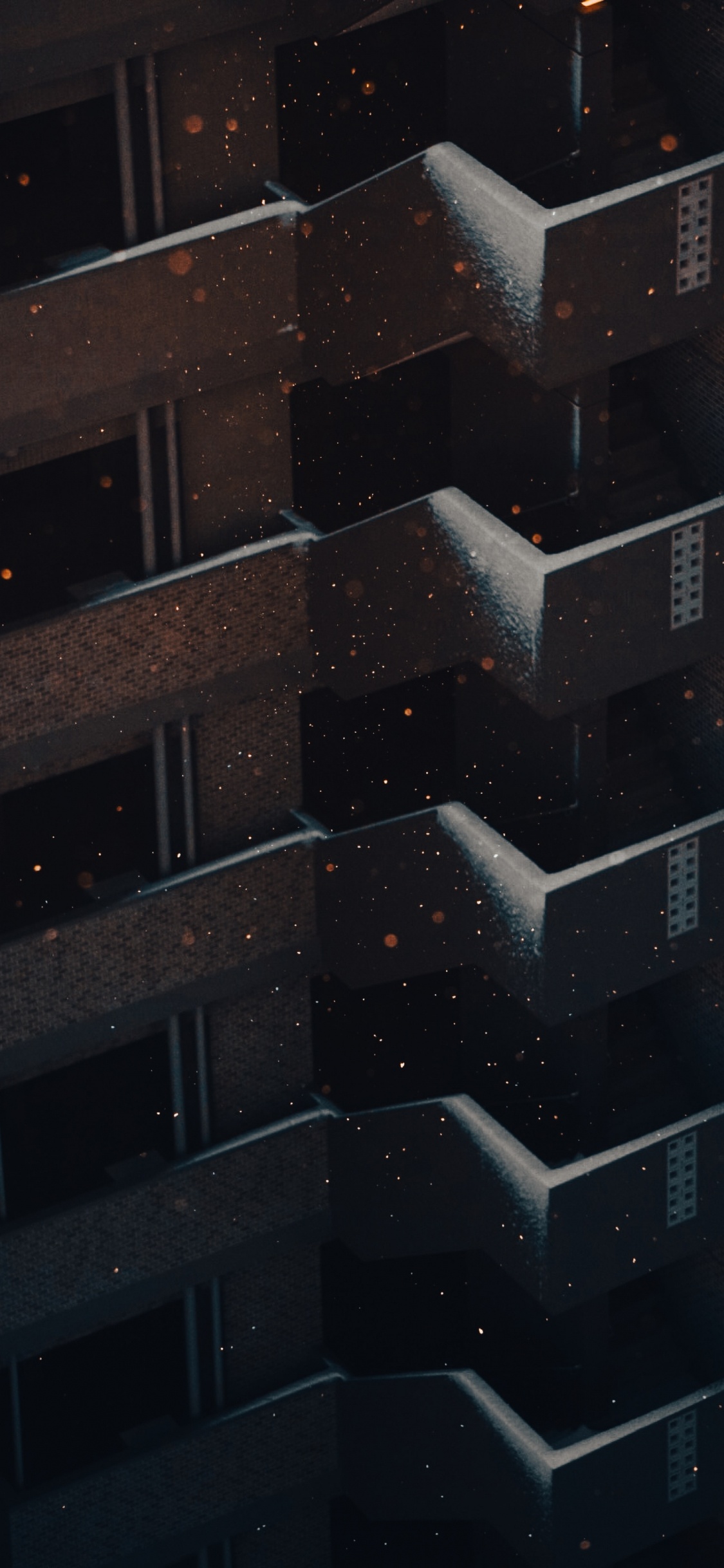 Обои свет, прямоугольник, здание, башня, древесина в разрешении 1125x2436