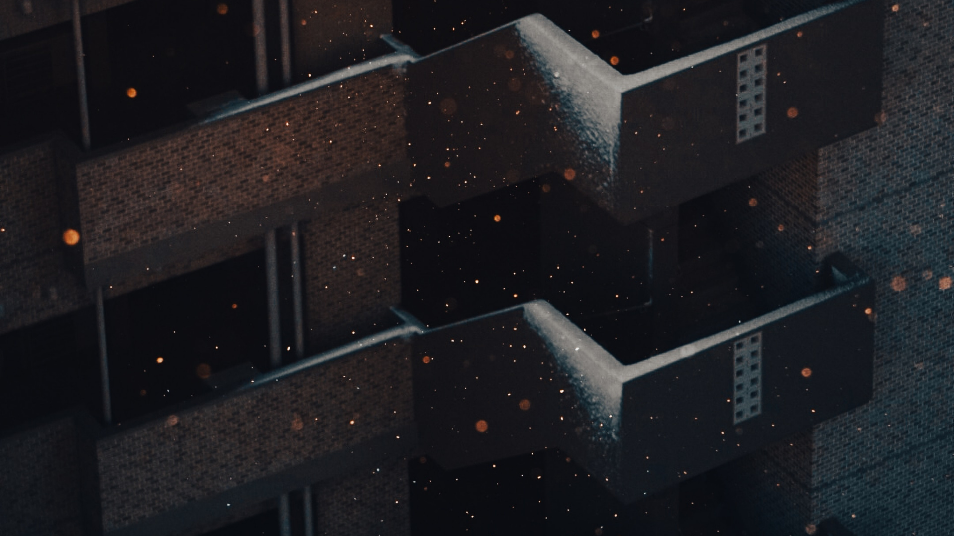 Обои свет, прямоугольник, здание, башня, древесина в разрешении 1920x1080