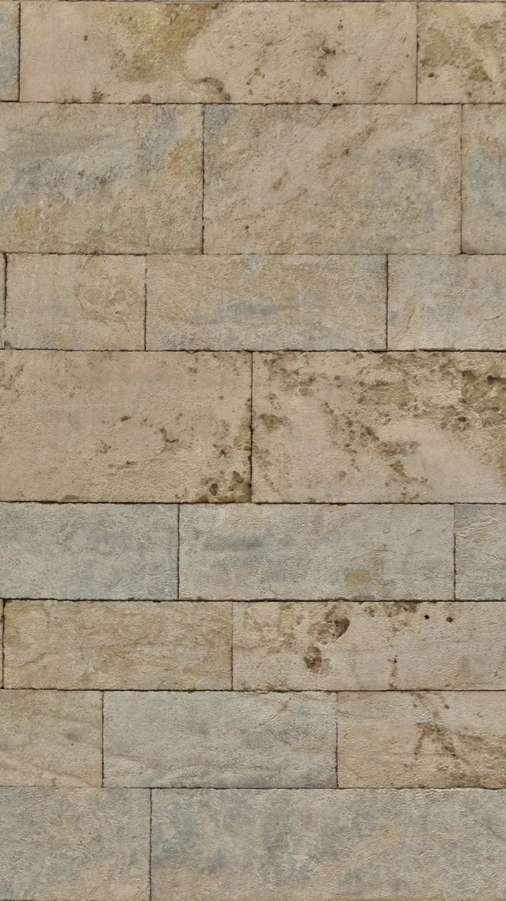 Обои стена, каменная стена, кирпичная кладка, линия, кирпич в разрешении 720x1280