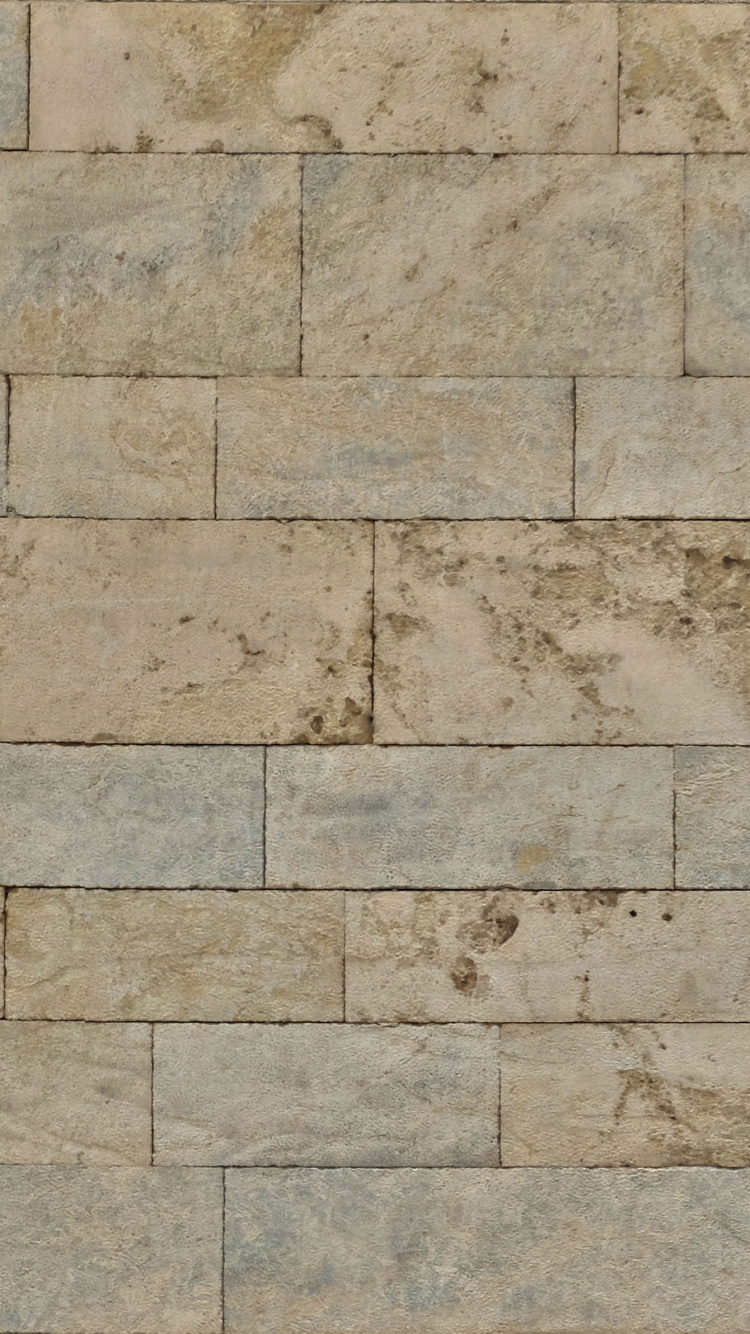 Обои стена, каменная стена, кирпичная кладка, линия, кирпич в разрешении 750x1334