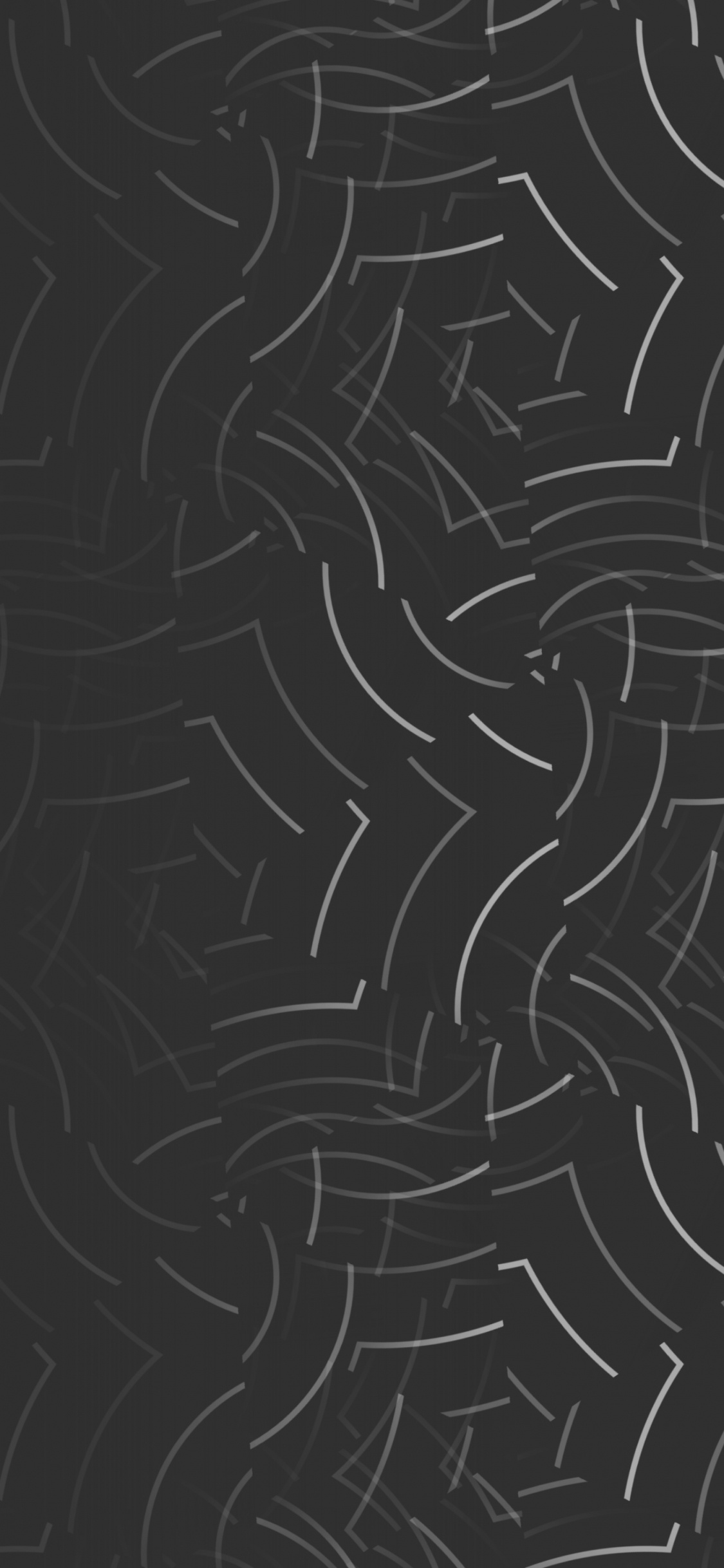 Обои узор, визуальное искусство, дизайн, черный и белый, текст в разрешении 1125x2436