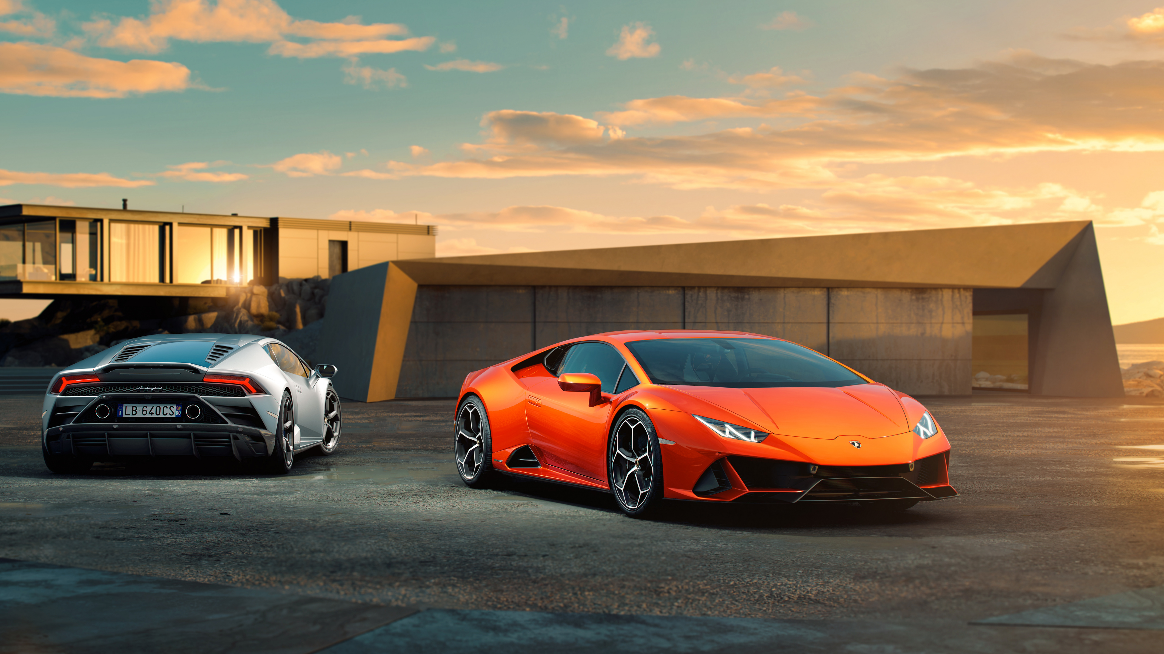 Обои Ламборджини Huracan в 2020 ево, Ламборджини, 2019 Ламборгини Уракан, спорткар, Ламборгини авентадор в разрешении 3840x2160