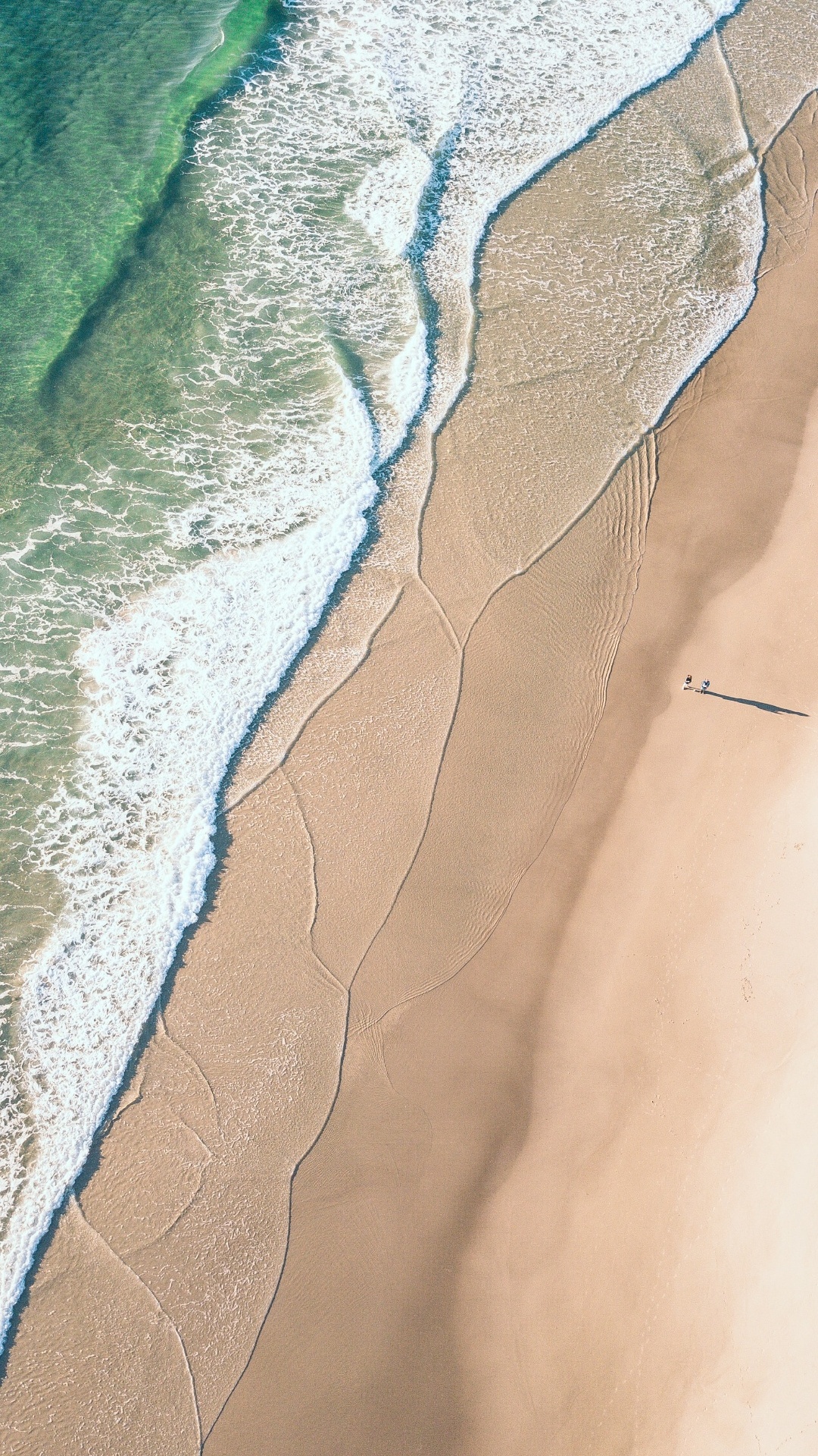 Обои берег, море, вода, древесина, дорожное покрытие в разрешении 1080x1920